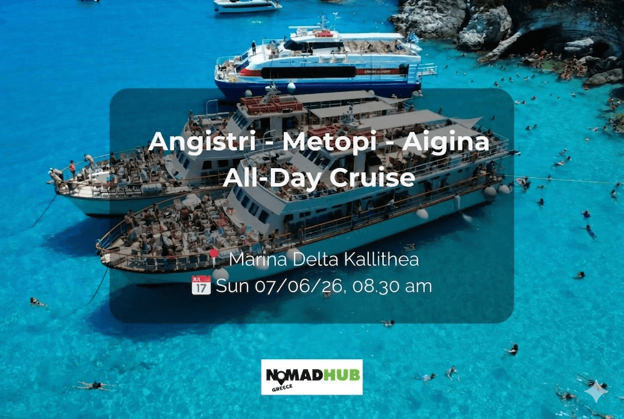 Boat Party to Agistri & Aegina including open buffet 🎶☀️