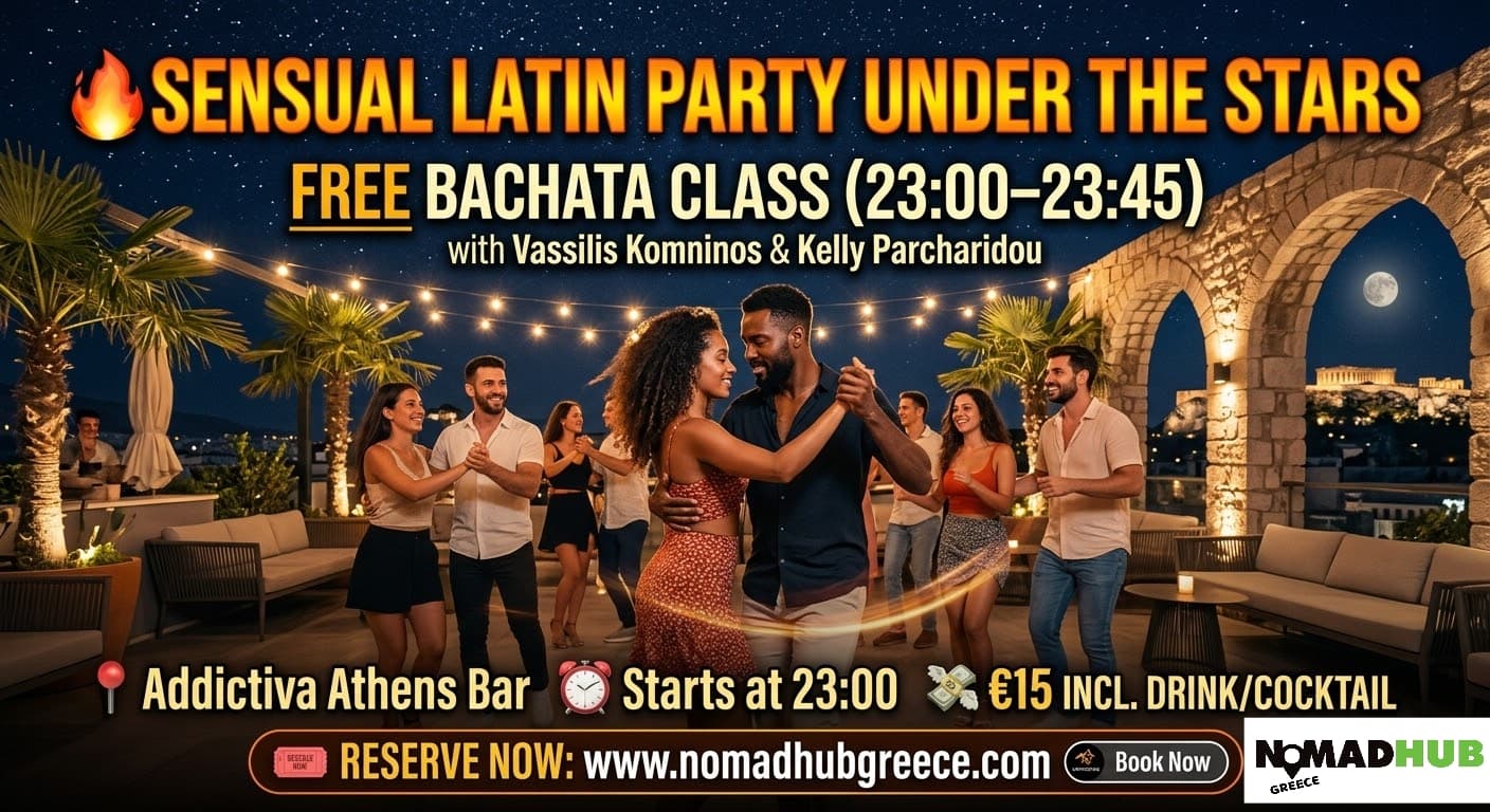 Sensual Latin party under the stars