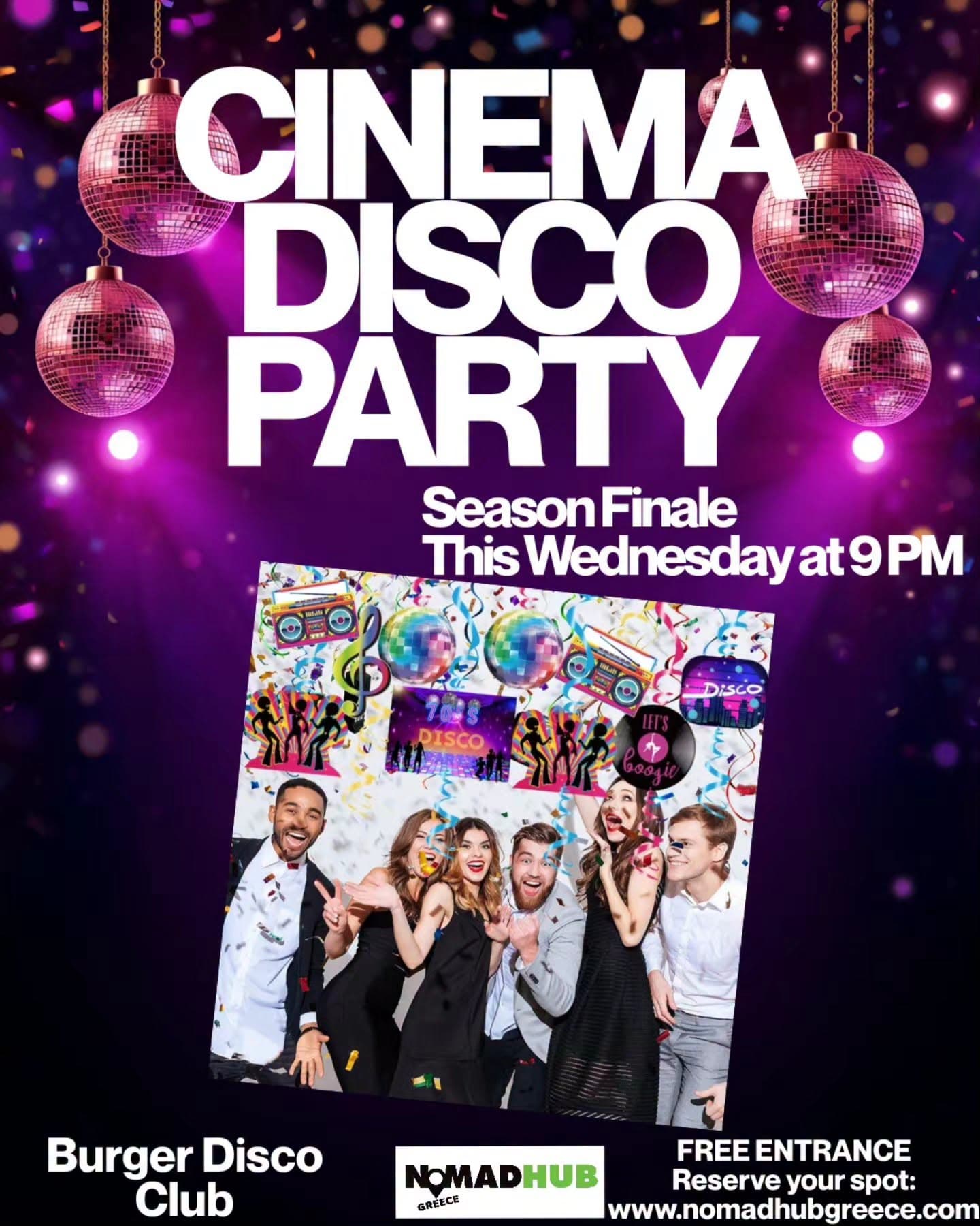 Cinema Disco Party - SEASON FINALE