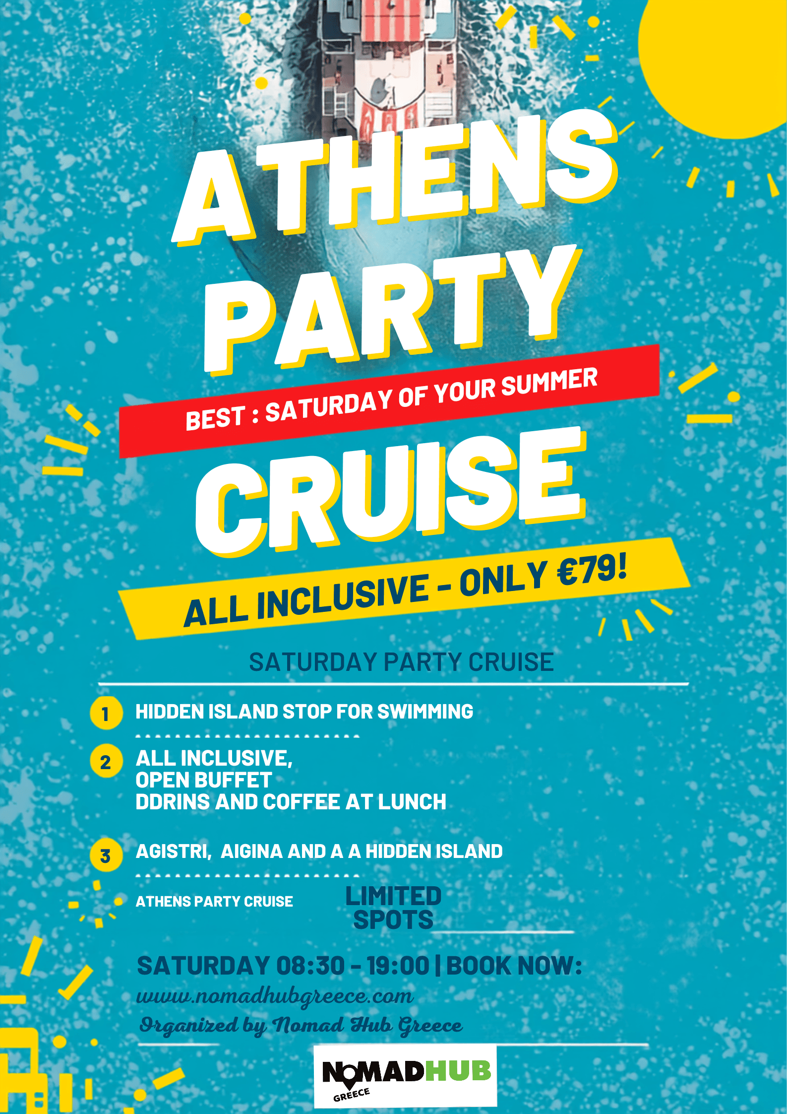 Party Cruise to 3-Islands